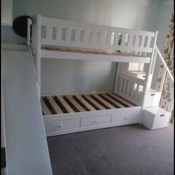 Double bunk with Staircase and Slide