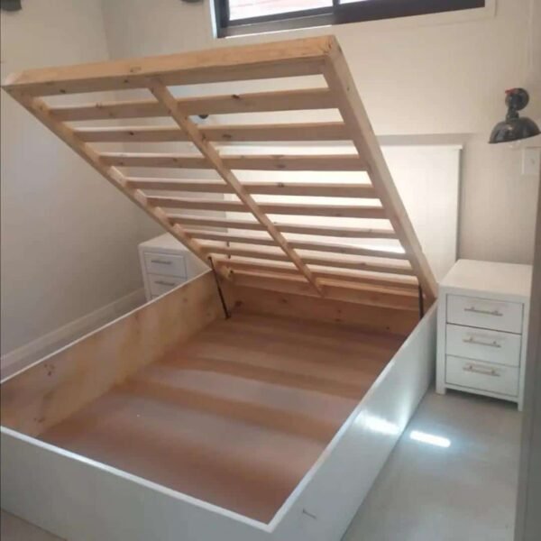 Lift up storage bed