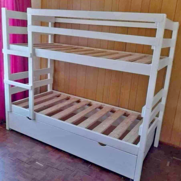 Double Bunks With Storage Underneath