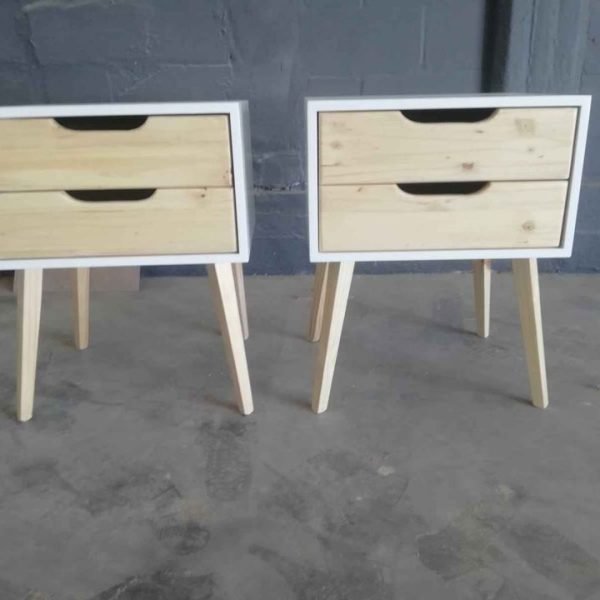 Bed side tables with 2 drawers