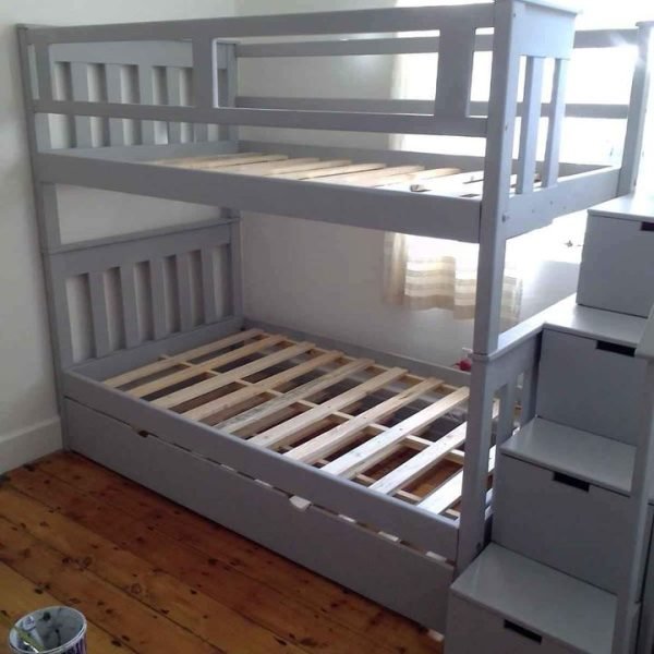 Storage Bunk bed with Underbed